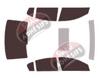 Kit film teinté Volkswagen Passat (7) Berline 4 portes (2010 - 2014)