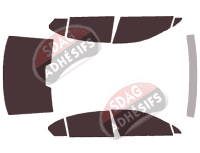 Kit film teinté Volkswagen Passat (8) Berline 4 portes (2014 - 2022)