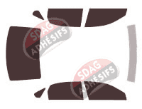 Kit film teinté Volkswagen Passat (7) Berline 4 portes (2011 - 2020) Kit film teinté Volkswagen Passat (7) Berline 4 portes (2011 - 2020)