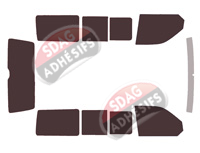 Kit film teinté Volkswagen Transporter T6 California (6) Sans Store Extérieur Intégré 4 portes (depuis 2015) Kit film teinté Volkswagen Transporter T6 California (6) Sans Store Extérieur Intégré 4 portes (depuis 2015)