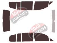 Kit film teinté Volkswagen Touran (2) 5 portes (2010 - 2015) Kit film teinté Volkswagen Touran (2) 5 portes (2010 - 2015)