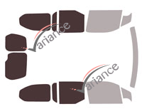Plantilla de acristalamiento - Kit trasero 3/4 - Peugeot Rifter (1) Puertas largas 5-6 (desde 2018) Plantilla de acristalamiento - Kit trasero 3/4 - Peugeot Rifter (1) Puertas largas 5-6 (desde 2018)