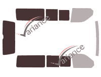 Glazing template - 3/4 rear kit - Volkswagen Transporter T6 (6) Long 4 doors (since 2015) Glazing template - 3/4 rear kit - Volkswagen Transporter T6 (6) Long 4 doors (since 2015)