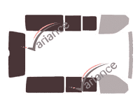 Glazing template - 3/4 rear kit - Volkswagen Transporter T6 (6) Long 5 doors (since 2015) Glazing template - 3/4 rear kit - Volkswagen Transporter T6 (6) Long 5 doors (since 2015)