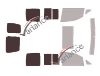 Glazing template - 3/4 rear kit - Volkswagen Caddy (4) 6 doors (2016 - 2020) Glazing template - 3/4 rear kit - Volkswagen Caddy (4) 6 doors (2016 - 2020)