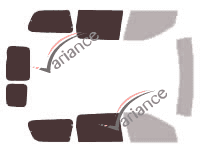Glazing template - 3/4 rear kit - Renault Logan (1) MCV Break 6 doors (2006 - 2013) Glazing template - 3/4 rear kit - Renault Logan (1) MCV Break 6 doors (2006 - 2013)
