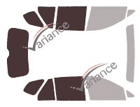 Gabarit vitrage - kit 3/4 arrière - Kia Carens (2) 5 portes (2006 - 2013) Gabarit vitrage - kit 3/4 arrière - Kia Carens (2) 5 portes (2006 - 2013)