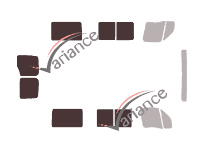 Glazing template - 3/4 rear kit - Renault Master (2) Short 5 doors (1997 - 2010) Glazing template - 3/4 rear kit - Renault Master (2) Short 5 doors (1997 - 2010)