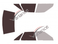 Mascherina per vetri - Kit 3/4 posteriore - Renault R 21 (1) Sedan 4 porte (1986 - 1995) Mascherina per vetri - Kit 3/4 posteriore - Renault R 21 (1) Sedan 4 porte (1986 - 1995)