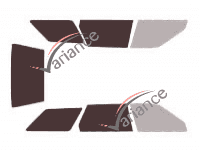 Plantilla de acristalamiento - Kit 3/4 trasero - Renault R 21 (1) Nevada Break 5 puertas (1986 - 1995) Plantilla de acristalamiento - Kit 3/4 trasero - Renault R 21 (1) Nevada Break 5 puertas (1986 - 1995)