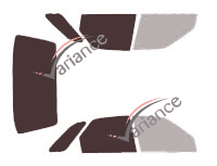 Template - Kit 3/4 posteriore - Citroën ZX (1) 5 porte (1991 - 1998) Template - Kit 3/4 posteriore - Citroën ZX (1) 5 porte (1991 - 1998)