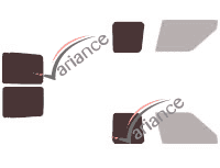 Glazing template - 3/4 rear kit - Renault Express (1) 4 door van (1985 - 2000) Glazing template - 3/4 rear kit - Renault Express (1) 4 door van (1985 - 2000)
