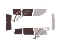 Mascherina per vetri - Kit 3/4 posteriore - Seat Cordoba (1) Estate 5 porte (1996 - 2006) Mascherina per vetri - Kit 3/4 posteriore - Seat Cordoba (1) Estate 5 porte (1996 - 2006)