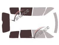 Mascherina per vetri - Kit 3/4 posteriore - Renault Grand Espace (3) Long 5 porte (1996 - 2002) Mascherina per vetri - Kit 3/4 posteriore - Renault Grand Espace (3) Long 5 porte (1996 - 2002)