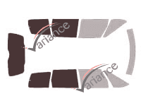 Mascherina per vetri - Kit 3/4 posteriore - Renault Grand Espace (3) Long 5 porte (1996 - 2002) Mascherina per vetri - Kit 3/4 posteriore - Renault Grand Espace (3) Long 5 porte (1996 - 2002)