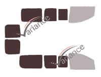 Mascherina per vetri - Kit 3/4 posteriore - Peugeot Expert (2) Court 5 porte (2007 - 2017) Mascherina per vetri - Kit 3/4 posteriore - Peugeot Expert (2) Court 5 porte (2007 - 2017)