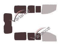 Mascherina per vetri - Kit 3/4 posteriore - Peugeot Expert (2) Court 5 porte (2007 - 2017) Mascherina per vetri - Kit 3/4 posteriore - Peugeot Expert (2) Court 5 porte (2007 - 2017)