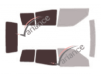 Glazing template - 3/4 rear kit - Nissan Terrano (2) 3 doors (1993 - 2006) Glazing template - 3/4 rear kit - Nissan Terrano (2) 3 doors (1993 - 2006)