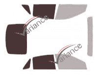 Gabarit vitrage - kit 3/4 arrière - Ssangyong Actyon 5 portes (2006 - 2018)