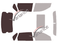 Mascherina per vetri - Kit 3/4 posteriore - Chevrolet Malibu (6) Maxx Estate 5 porte (2004 - 2010)