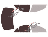Plantilla de acristalamiento - Kit 3/4 trasero - Maybach 57 Sedan 4 puertas (2002 - 2013)