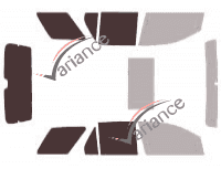 Gabarit vitrage - kit 3/4 arrière - Saturn Vue 5 portes (2001 - 2007)