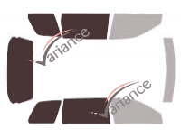 Glazing template - 3/4 rear kit - Mitsubishi Space (2) 5 door wagon (1991 - 1999) Glazing template - 3/4 rear kit - Mitsubishi Space (2) 5 door wagon (1991 - 1999)