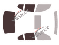 Glazing template - kit 3/4 rear - Bmw Serie 7 / i7 (4) Long Sedan 4 doors (2001 - 2008) Glazing template - kit 3/4 rear - Bmw Serie 7 / i7 (4) Long Sedan 4 doors (2001 - 2008)