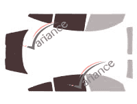 Glazing template - 3/4 rear kit - Citroën C6 Sedan 4-door (2005 - 2012) Glazing template - 3/4 rear kit - Citroën C6 Sedan 4-door (2005 - 2012)