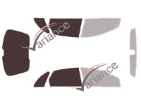Glazing template - 3/4 rear kit - Citroën C5 (1) (phase 2) 5 doors (2005 - 2008) Glazing template - 3/4 rear kit - Citroën C5 (1) (phase 2) 5 doors (2005 - 2008)