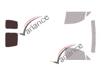 Glazing template - 3/4 rear kit - Volkswagen Caddy (4) 4 door van (2016 - 2020) Glazing template - 3/4 rear kit - Volkswagen Caddy (4) 4 door van (2016 - 2020)