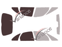 Glazing template - 3/4 rear kit - Citroën Xsara (1) Picasso 5 doors (1999 - 2008) Glazing template - 3/4 rear kit - Citroën Xsara (1) Picasso 5 doors (1999 - 2008)