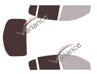Glazing template - 3/4 rear kit - Renault Megane (2) Classic Sedan 4 doors (2002 - 2010) Glazing template - 3/4 rear kit - Renault Megane (2) Classic Sedan 4 doors (2002 - 2010)