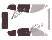 Glazing template - 3/4 rear kit - Renault Scenic (3) Long 5 doors (2009 - 2017) Glazing template - 3/4 rear kit - Renault Scenic (3) Long 5 doors (2009 - 2017)