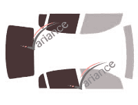 Gabarit vitrage - kit 3/4 arrière - Opel Astra (G) Berline 4 portes (1998 - 2004) Gabarit vitrage - kit 3/4 arrière - Opel Astra (G) Berline 4 portes (1998 - 2004)