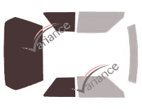 Glazing template - 3/4 rear kit - Renault R 11 3 doors (1983 - 1989) Glazing template - 3/4 rear kit - Renault R 11 3 doors (1983 - 1989)