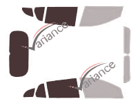 Gabarit vitrage - kit 3/4 arrière - Renault Megane (3) Grandtour Break 5 portes (2009 - 2016) Gabarit vitrage - kit 3/4 arrière - Renault Megane (3) Grandtour Break 5 portes (2009 - 2016)