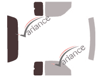 Glazing template - 3/4 rear kit - Dodge Ram (2) Ext - Quad Cab Pick-up 2 doors (1994 - 2001) Glazing template - 3/4 rear kit - Dodge Ram (2) Ext - Quad Cab Pick-up 2 doors (1994 - 2001)