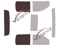 Gabarit vitrage - kit 3/4 arrière - Cadillac Escalade (3) EXT Pick-up 4 portes (2006 - 2014)