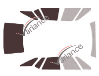Glazing template - 3/4 rear kit - Citroën XM Sedan 4 doors (1989 - 2001) Glazing template - 3/4 rear kit - Citroën XM Sedan 4 doors (1989 - 2001)