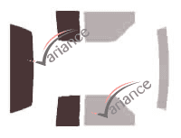Glazing template - 3/4 rear kit - Gmc Sierra (1) Extended Cab Pick-up 2 doors (1988 - 1998) Glazing template - 3/4 rear kit - Gmc Sierra (1) Extended Cab Pick-up 2 doors (1988 - 1998)