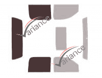 Glazing template - 3/4 rear kit - Gmc Sierra (3) Crew Cab Pick-up 4 doors (2007 - 2013) Glazing template - 3/4 rear kit - Gmc Sierra (3) Crew Cab Pick-up 4 doors (2007 - 2013)