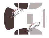 Glazing template - 3/4 rear kit - Lincoln Continental (9) 4-door sedan (1996 - 2002) Glazing template - 3/4 rear kit - Lincoln Continental (9) 4-door sedan (1996 - 2002)