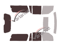 Glazing template - 3/4 rear kit - Lincoln Navigator (3) Long 5 doors (2007 - 2017) Glazing template - 3/4 rear kit - Lincoln Navigator (3) Long 5 doors (2007 - 2017)