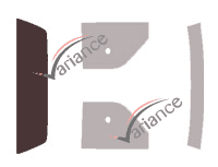 Glazing template - 3/4 rear kit - Gmc Sierra (1) Simple Cab Pick-up 2 doors (1988 - 1998) Glazing template - 3/4 rear kit - Gmc Sierra (1) Simple Cab Pick-up 2 doors (1988 - 1998)