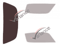 Glazing template - 3/4 rear kit - Pontiac Firebird (2) 2 door coupe (1970 - 1981)