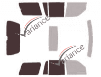 Glazing template - 3/4 rear kit - Ford Expedition (1) 5 doors (1997 - 2002)