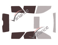 Mascherina per vetri - Kit 3/4 posteriore - Renault Laguna (1) Grandtour Break 5 porte (1994 - 2001) Mascherina per vetri - Kit 3/4 posteriore - Renault Laguna (1) Grandtour Break 5 porte (1994 - 2001)