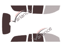 Glazing template - 3/4 rear kit - Holden Commodore (3) Wagon Break 5 doors (1997 - 2006) Glazing template - 3/4 rear kit - Holden Commodore (3) Wagon Break 5 doors (1997 - 2006)