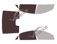 Plantilla de acristalamiento - Kit 3/4 trasero - Holden Statesman Sedan 4 puertas (2006 - 2017) Plantilla de acristalamiento - Kit 3/4 trasero - Holden Statesman Sedan 4 puertas (2006 - 2017)